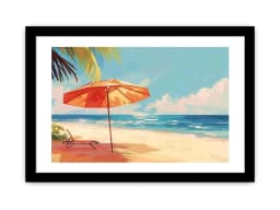 image-Beach Framed Print