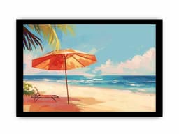 image-Beach Framed Print