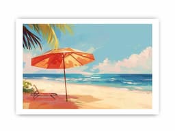 image-Beach Framed Print
