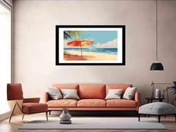 image-Beach Framed Print