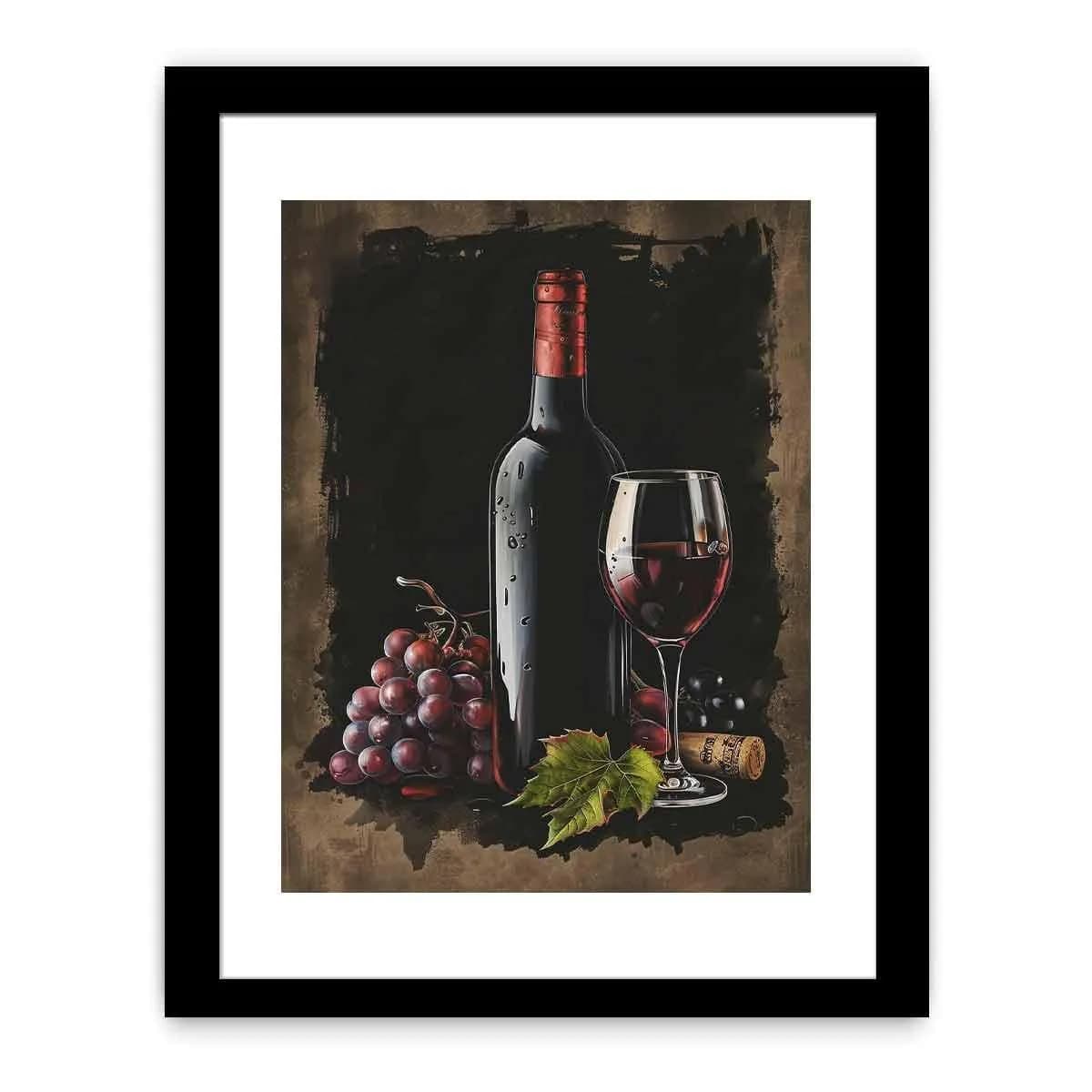 image-Red Wine Frame Print