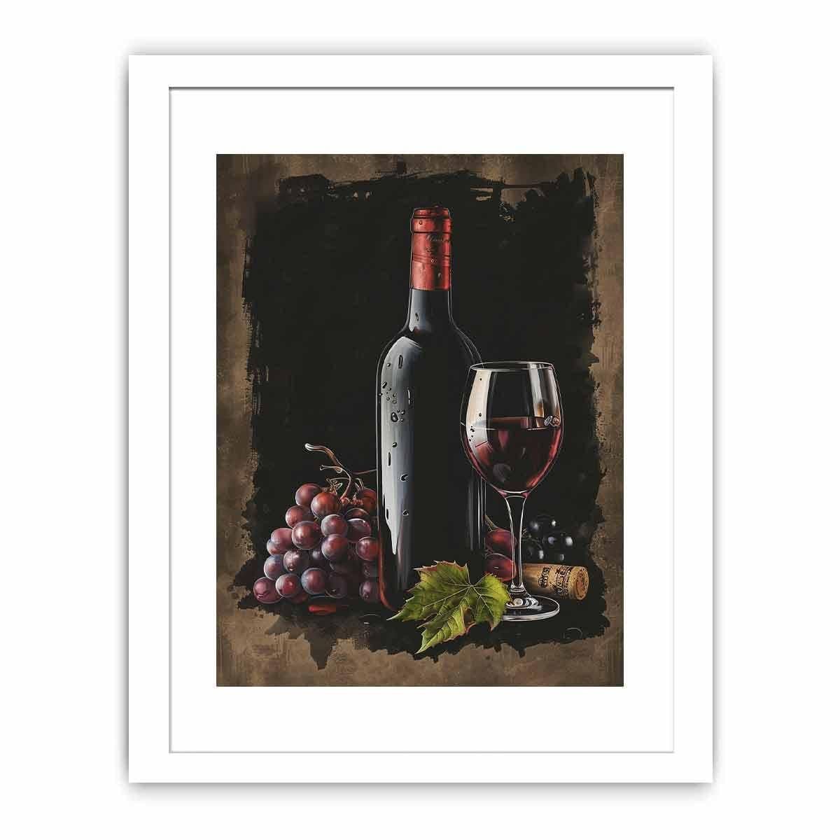 image-Red Wine Frame Print