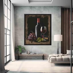 image-Red Wine Frame Print