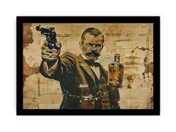 image-Vintage whiskey Framed Print 2