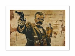 image-Vintage whiskey Framed Print 2