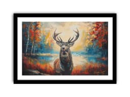 image-Deer Art Framed Print