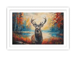 image-Deer Art Framed Print
