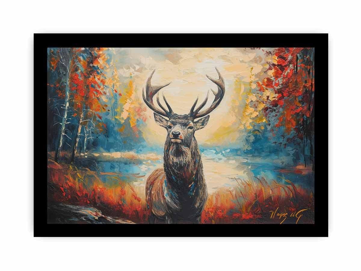 image-Deer Art Framed Print