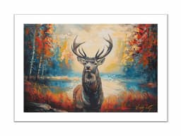 image-Deer Art Framed Print