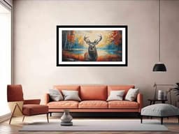 image-Deer Art Framed Print