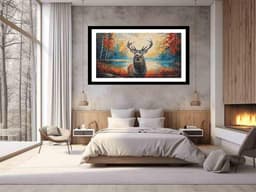 image-Deer Art Framed Print