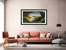 image-Beach Path Framed Print