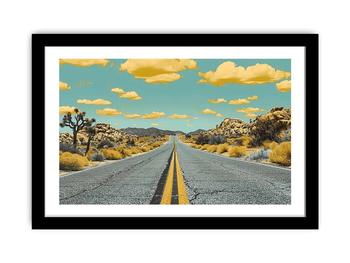 image-Dream Road Framed Framed Print