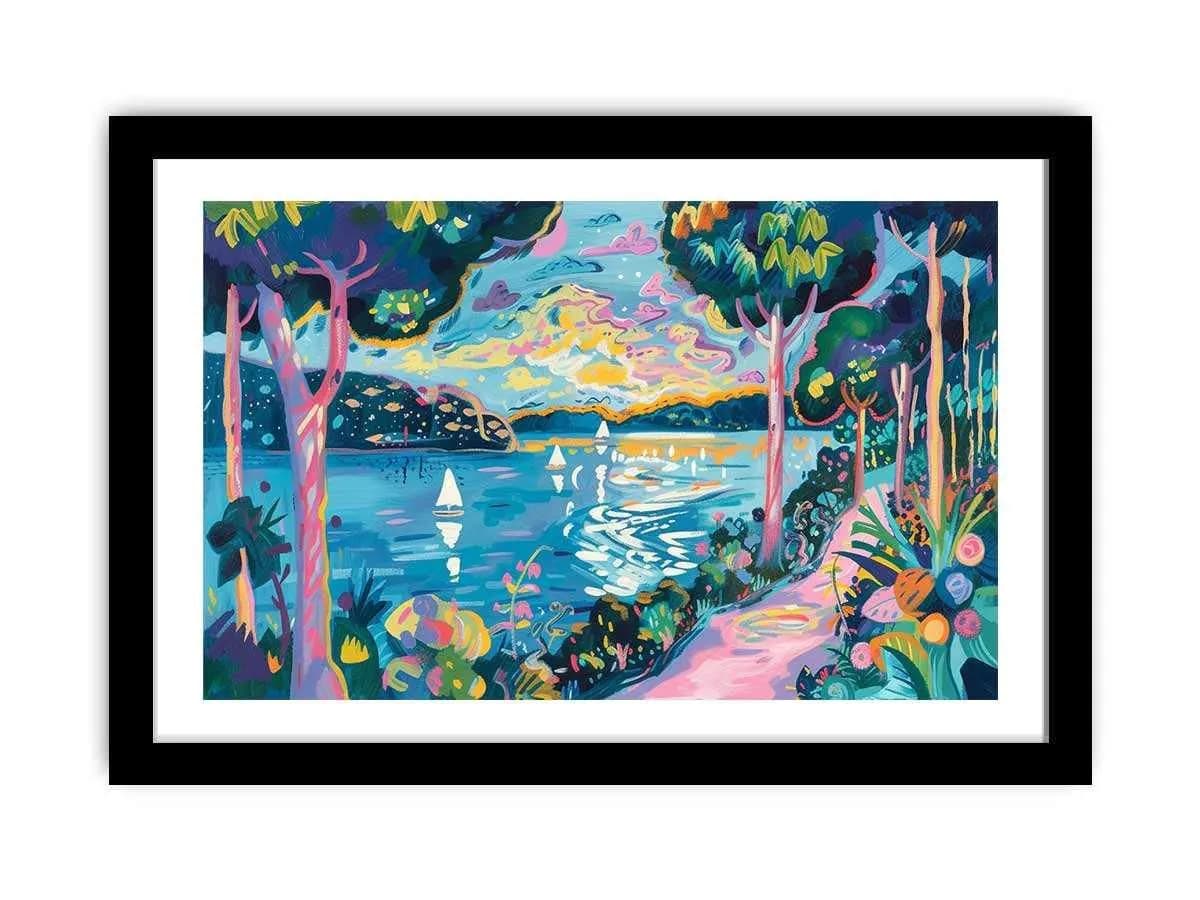 image-River Art Framed Print
