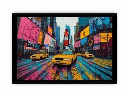 image-Times Square Framed Framed Print