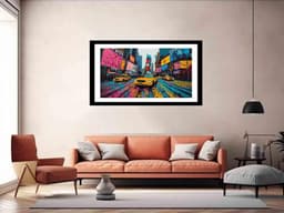image-Times Square Framed Framed Print