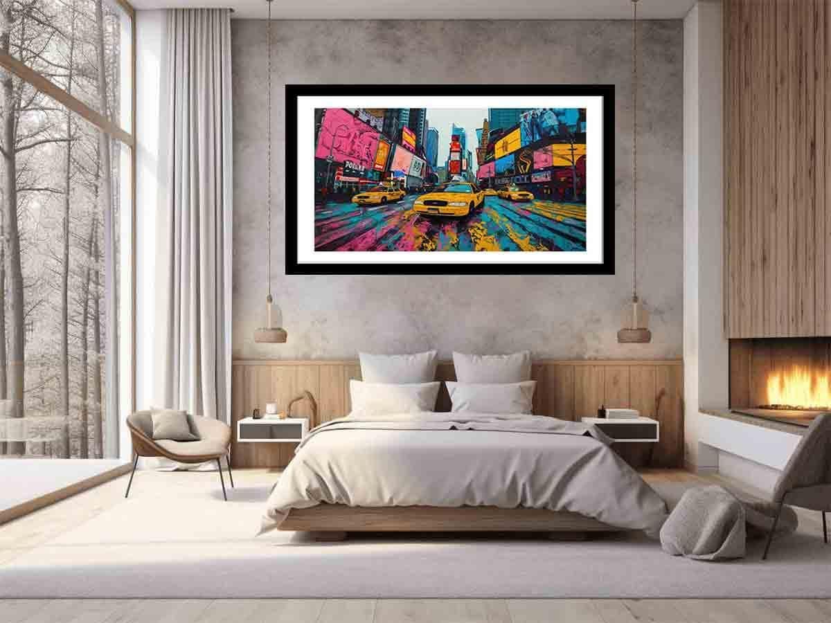 image-Times Square Framed Framed Print
