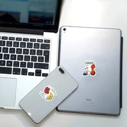 image-Hizxj Waterproof Stickers - 50Pcs Durable Decoration for Laptops & More