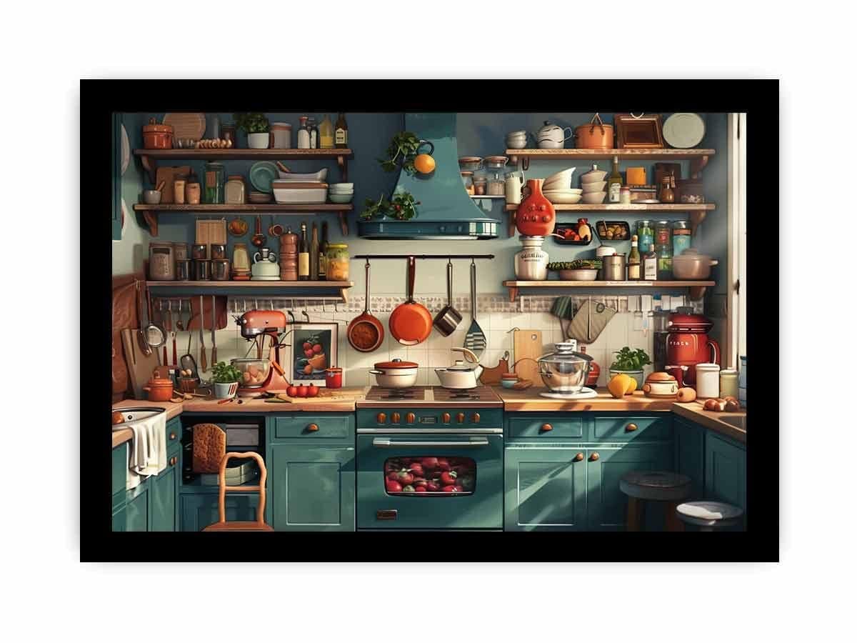 image-Kitchen Framed Framed Print