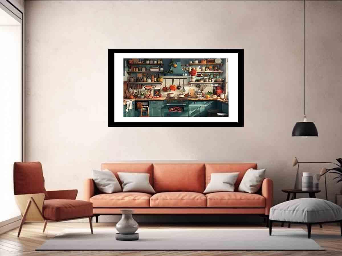image-Kitchen Framed Framed Print