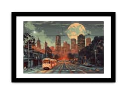 image-Melbourne Framed Print