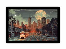 image-Melbourne Framed Print