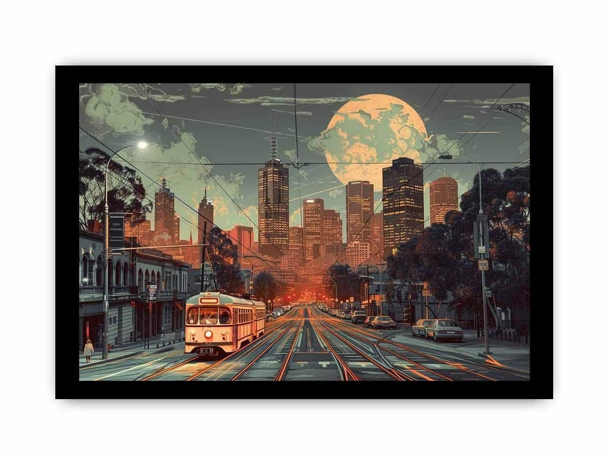 image-Melbourne Framed Print