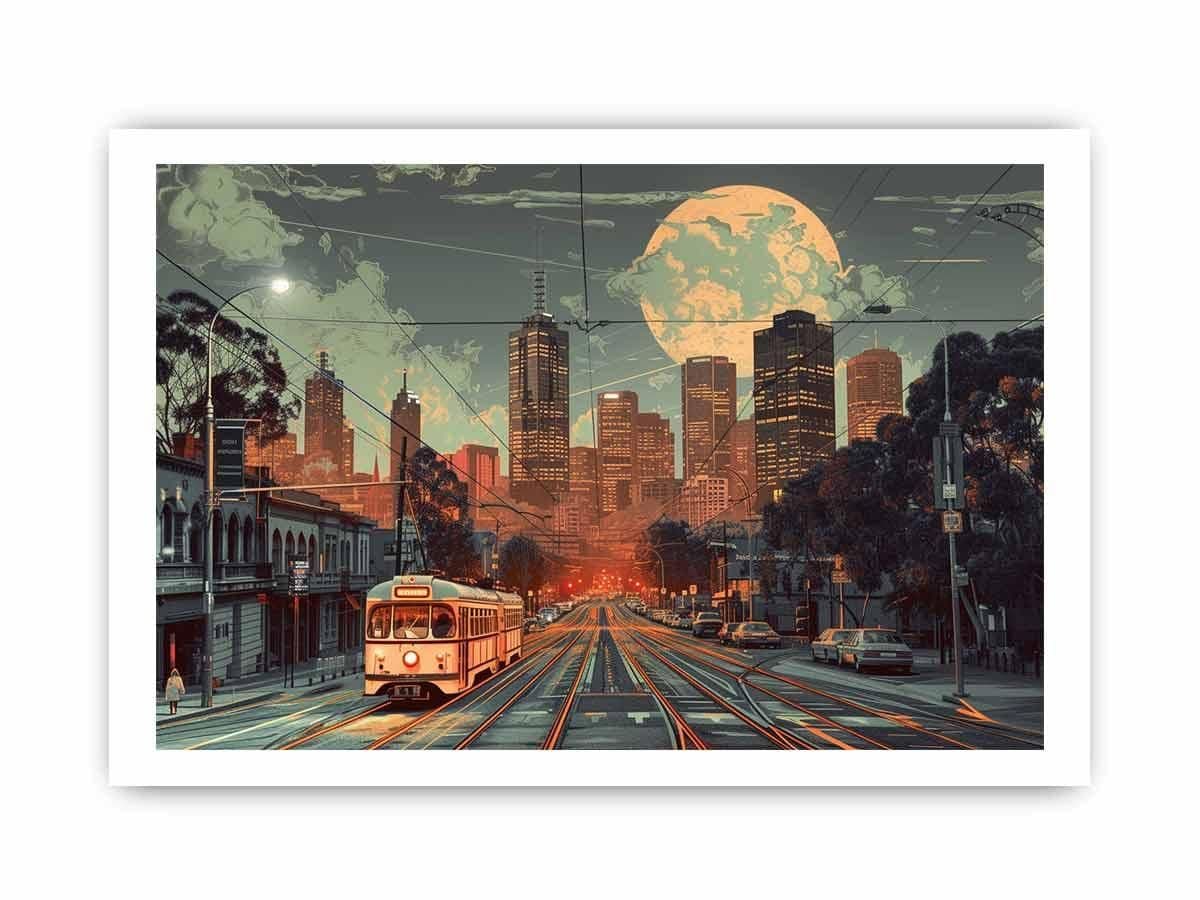 image-Melbourne Framed Print