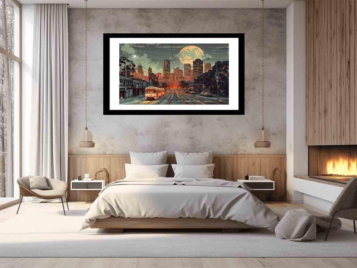 image-Melbourne Framed Print