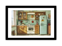 image-Kitchen Framed Print