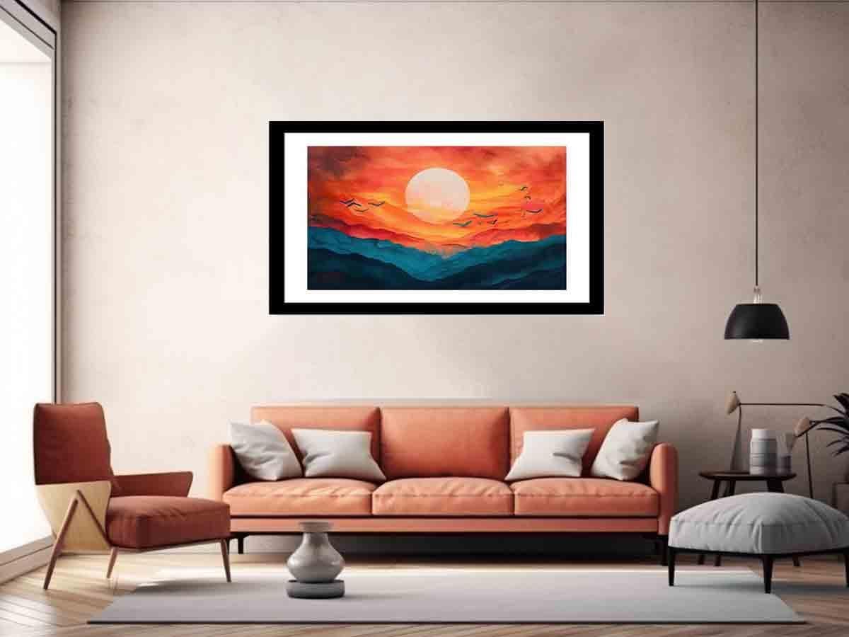 image-Sunrise Framed Print
