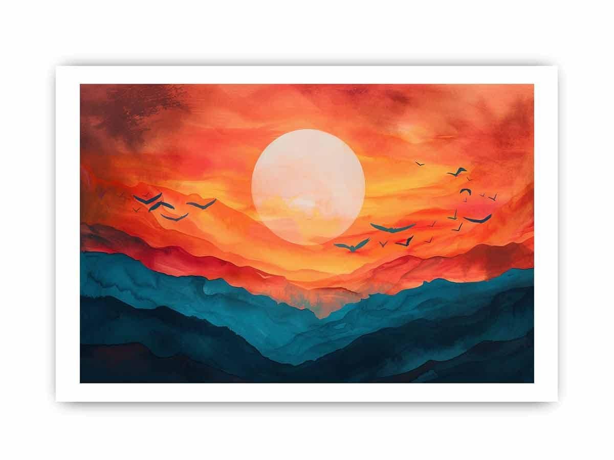 image-Sunrise Framed Print