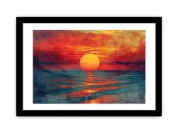 image-Sunset Framed Print