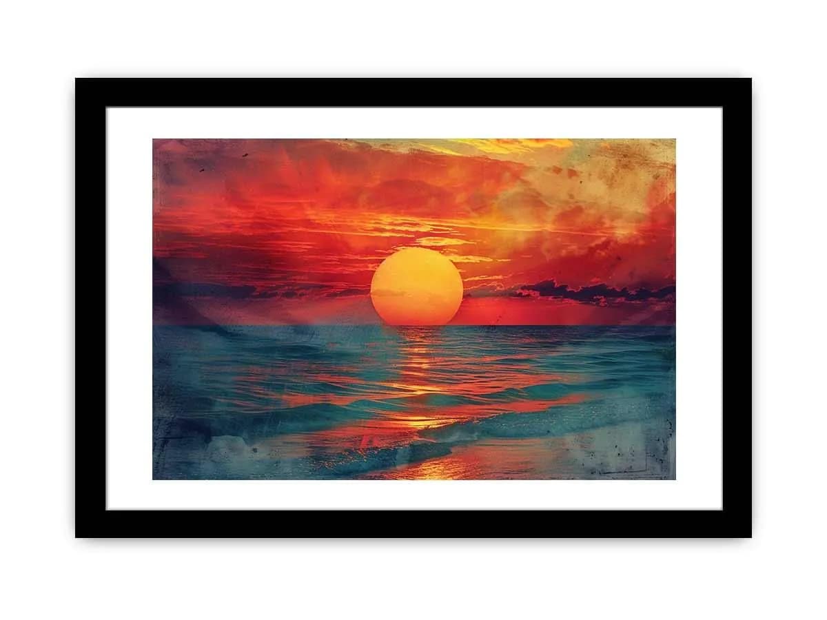 image-Sunset Framed Print
