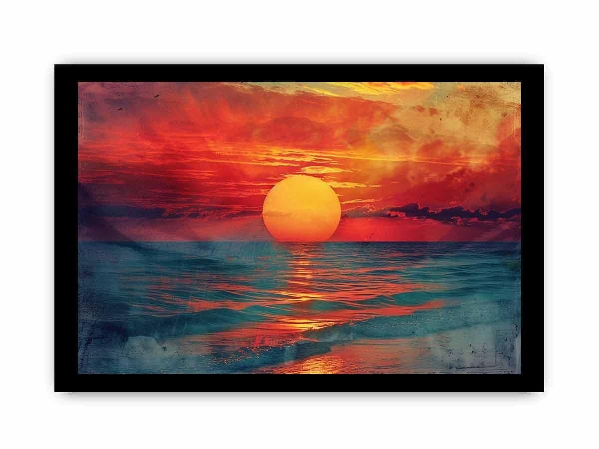 image-Sunset Framed Print