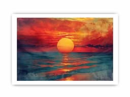 image-Sunset Framed Print