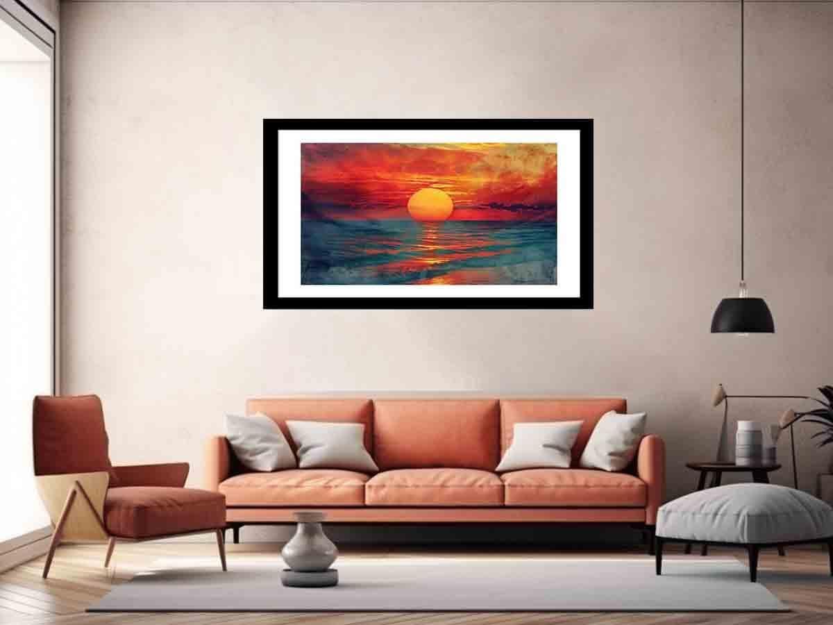 image-Sunset Framed Print