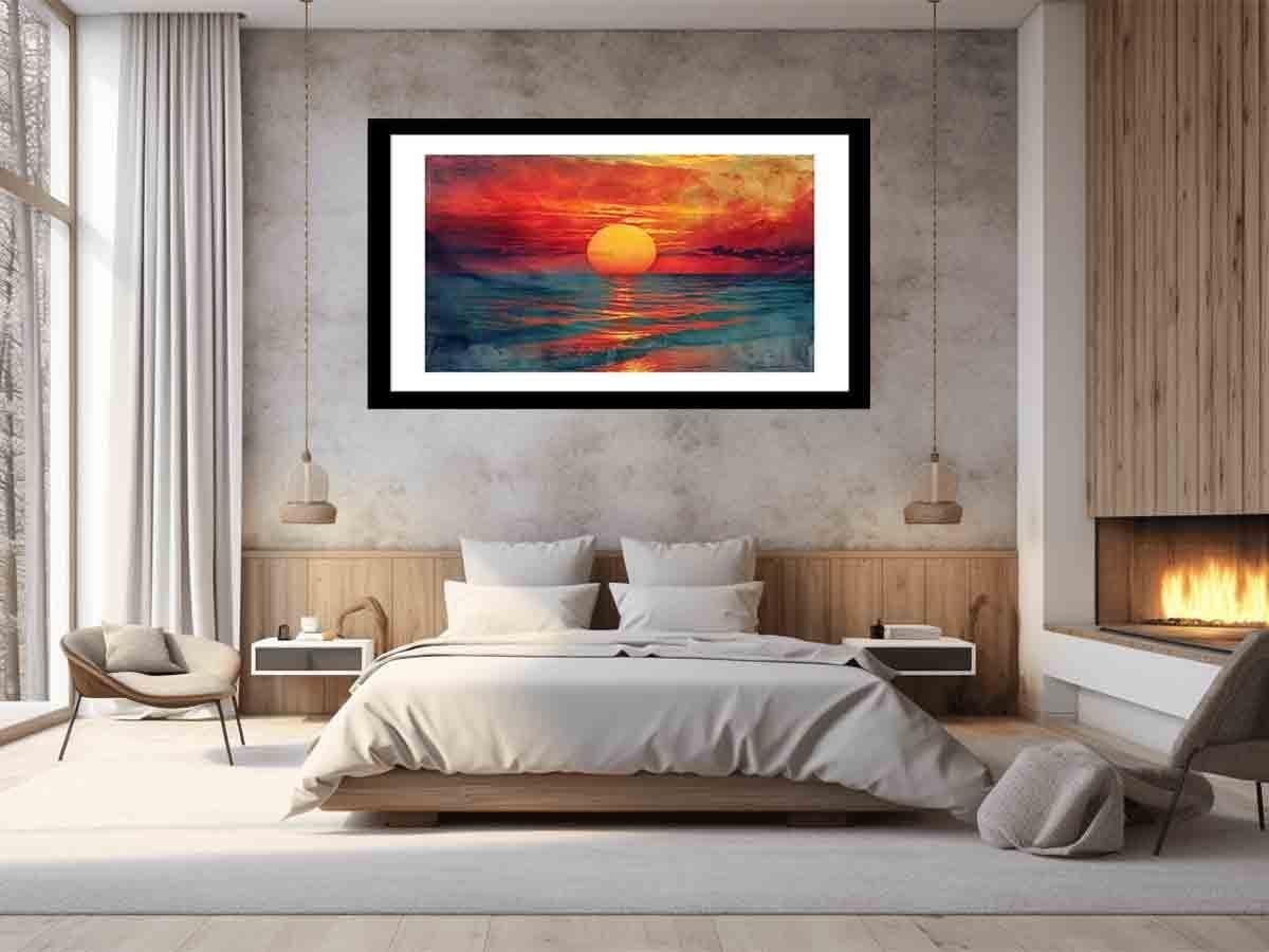 image-Sunset Framed Print