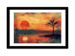 image-Sunset Framed Print