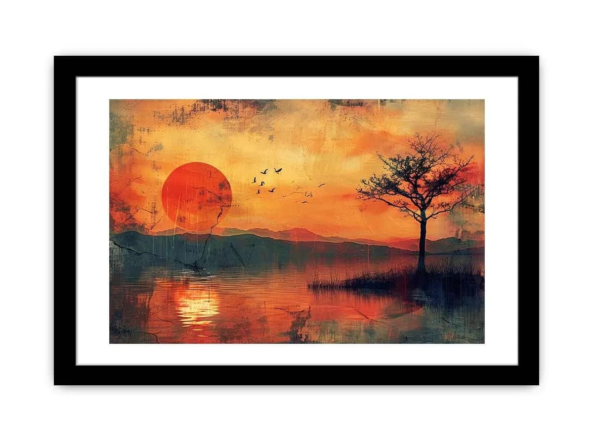 image-Sunset Framed Print