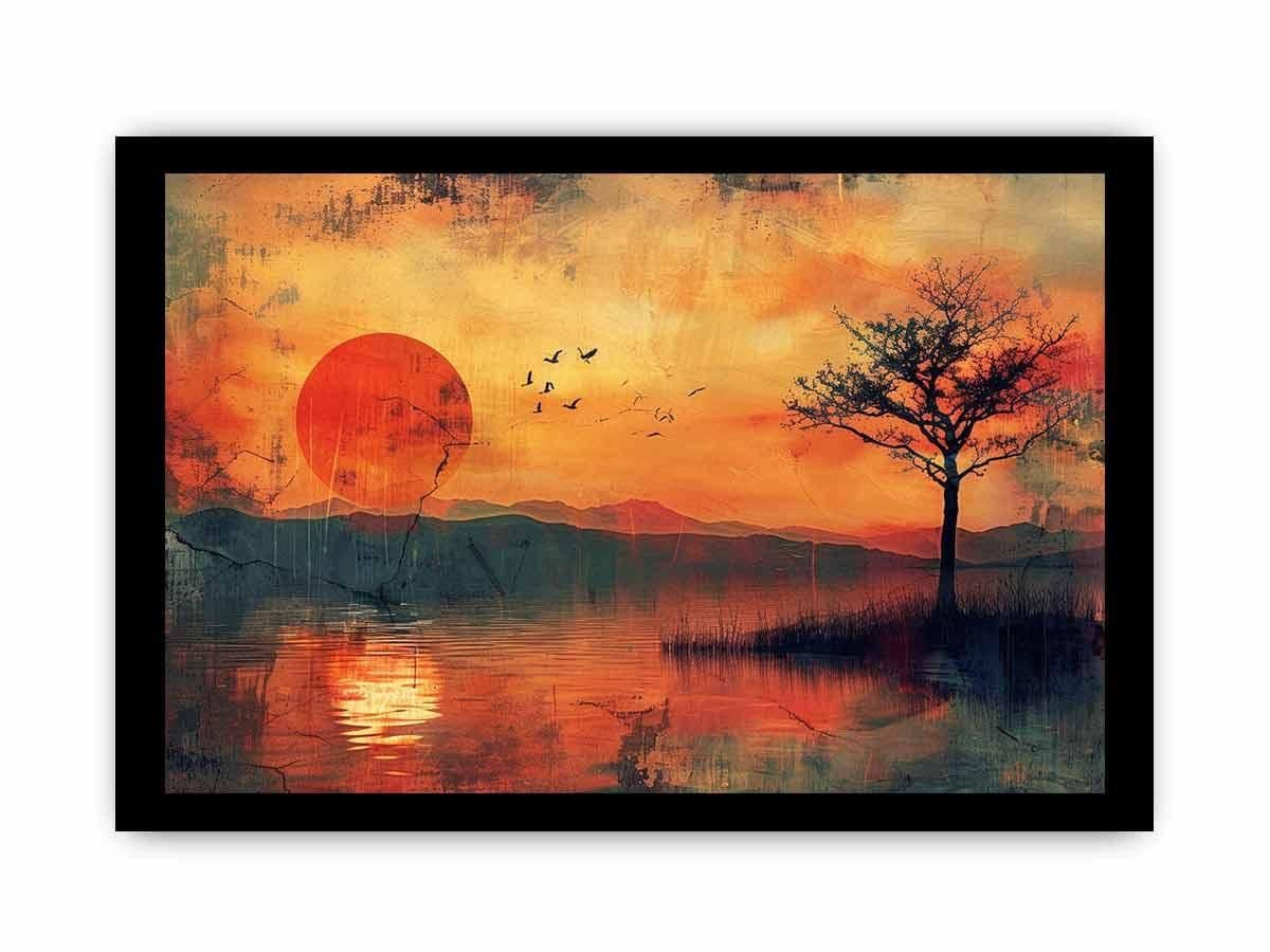 image-Sunset Framed Print