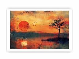 image-Sunset Framed Print