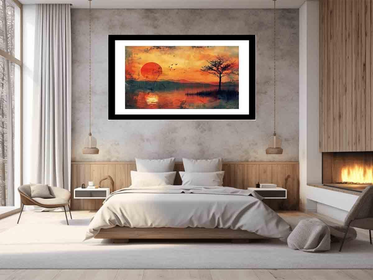 image-Sunset Framed Print