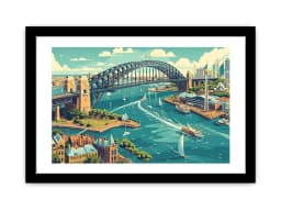 image-Sydney Framed Print