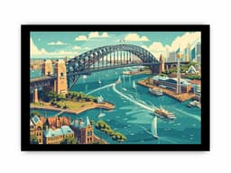 image-Sydney Framed Print