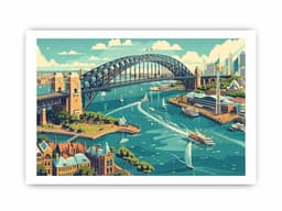 image-Sydney Framed Print