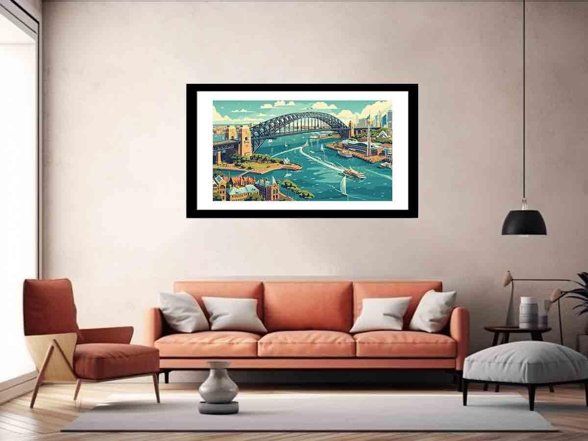 image-Sydney Framed Print