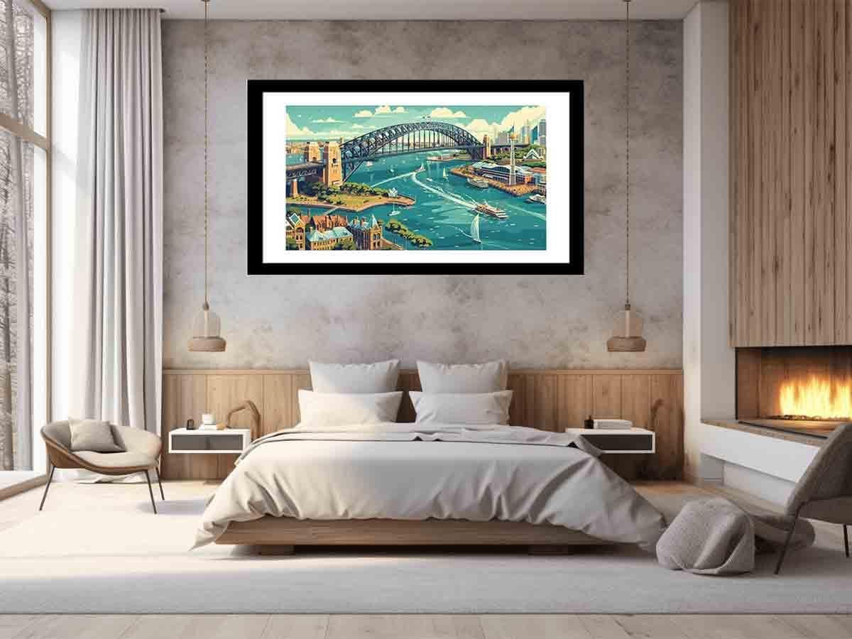 image-Sydney Framed Print
