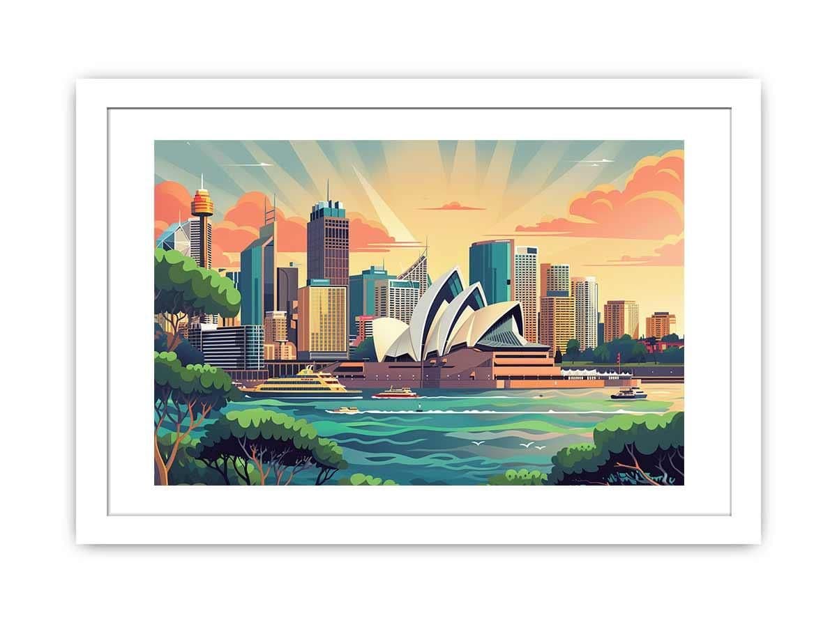 image-Sydney Framed Print