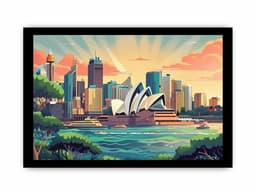 image-Sydney Framed Print